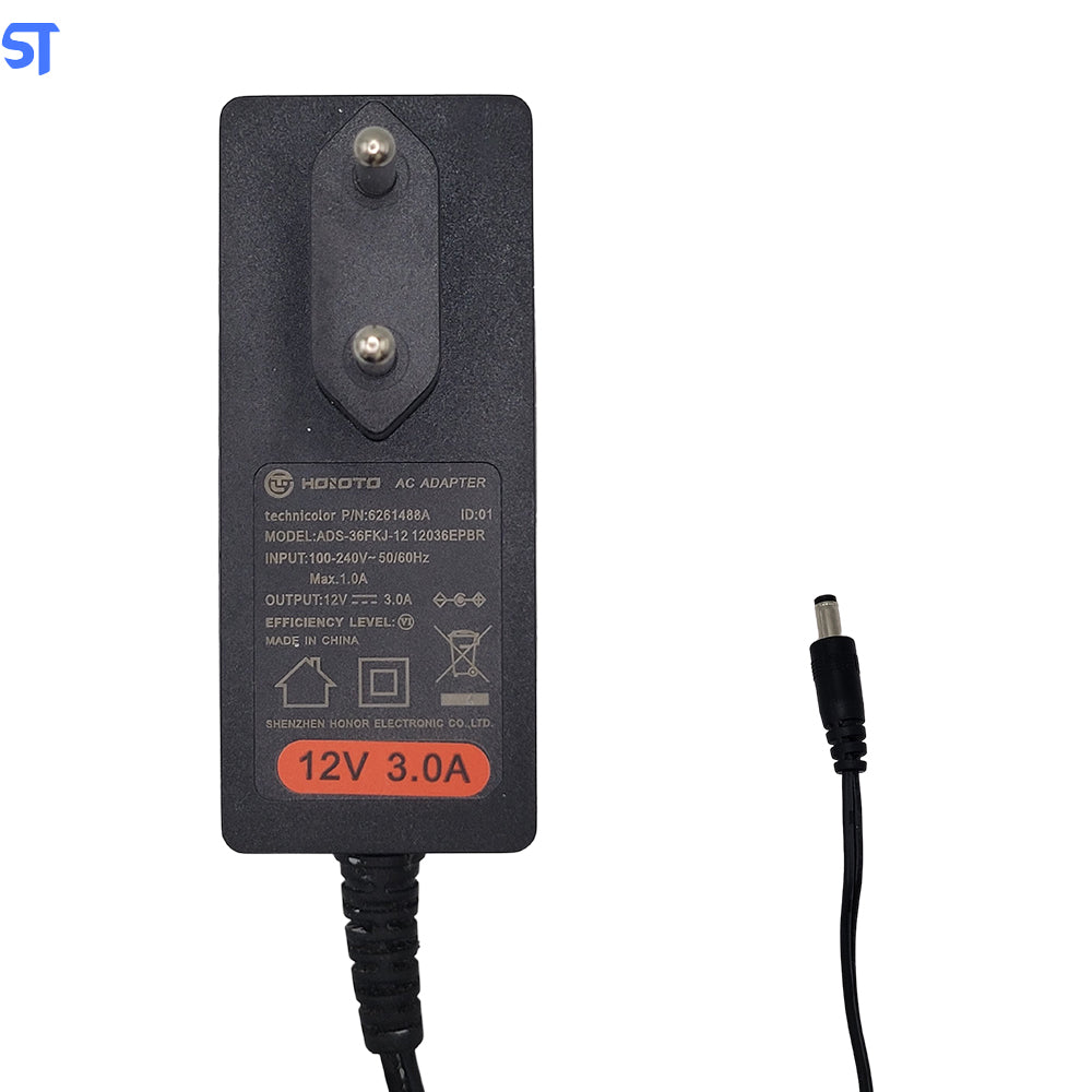 Fonte de Alimentação 12V 3,0A Pino 4.5mm x 3.0mm Modelo - ADS-36FKJ-12 12036EPBR