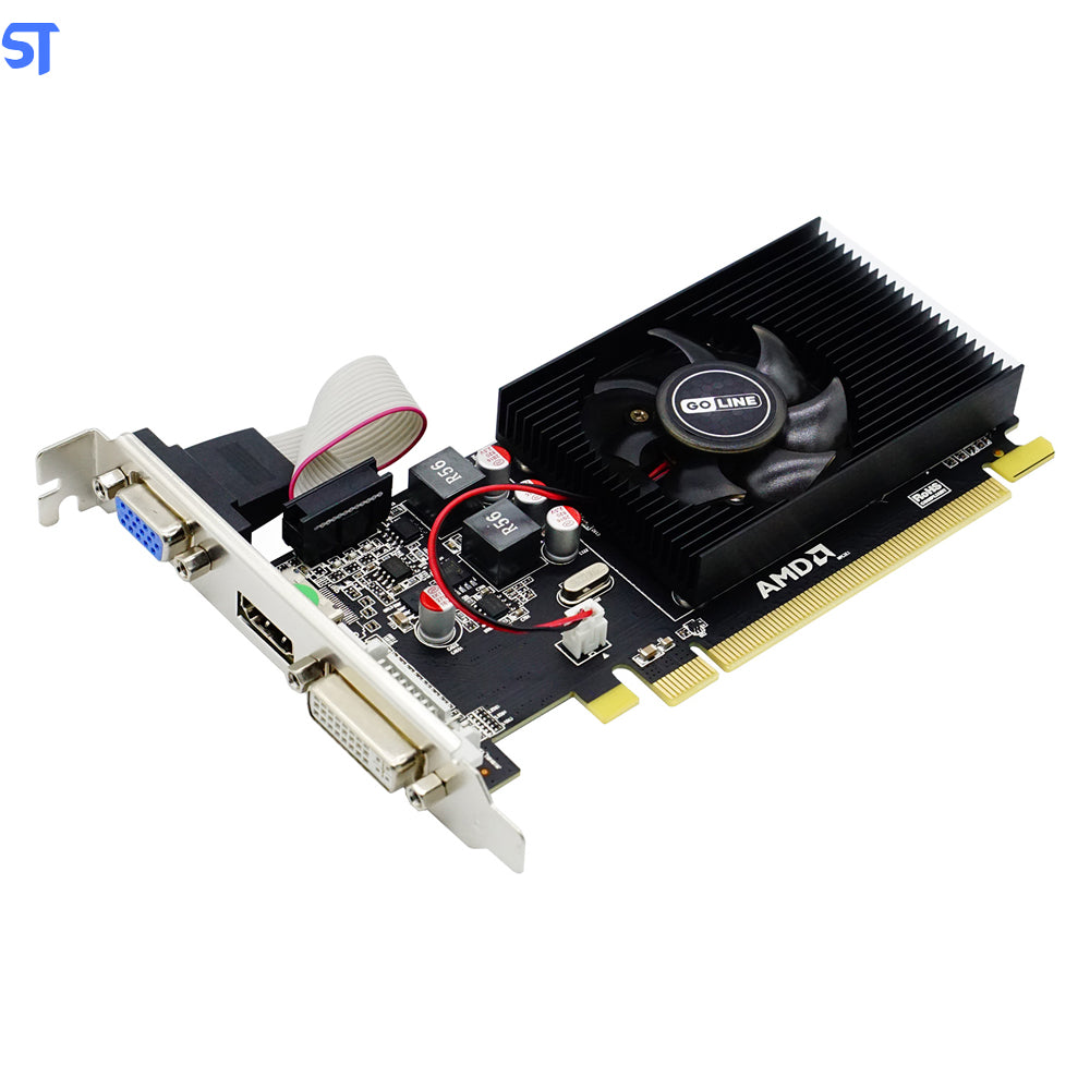 Placa de Vídeo Goline Radeon R5-230 2GB -64 Bits (GL-R5-230-2GB-D3)