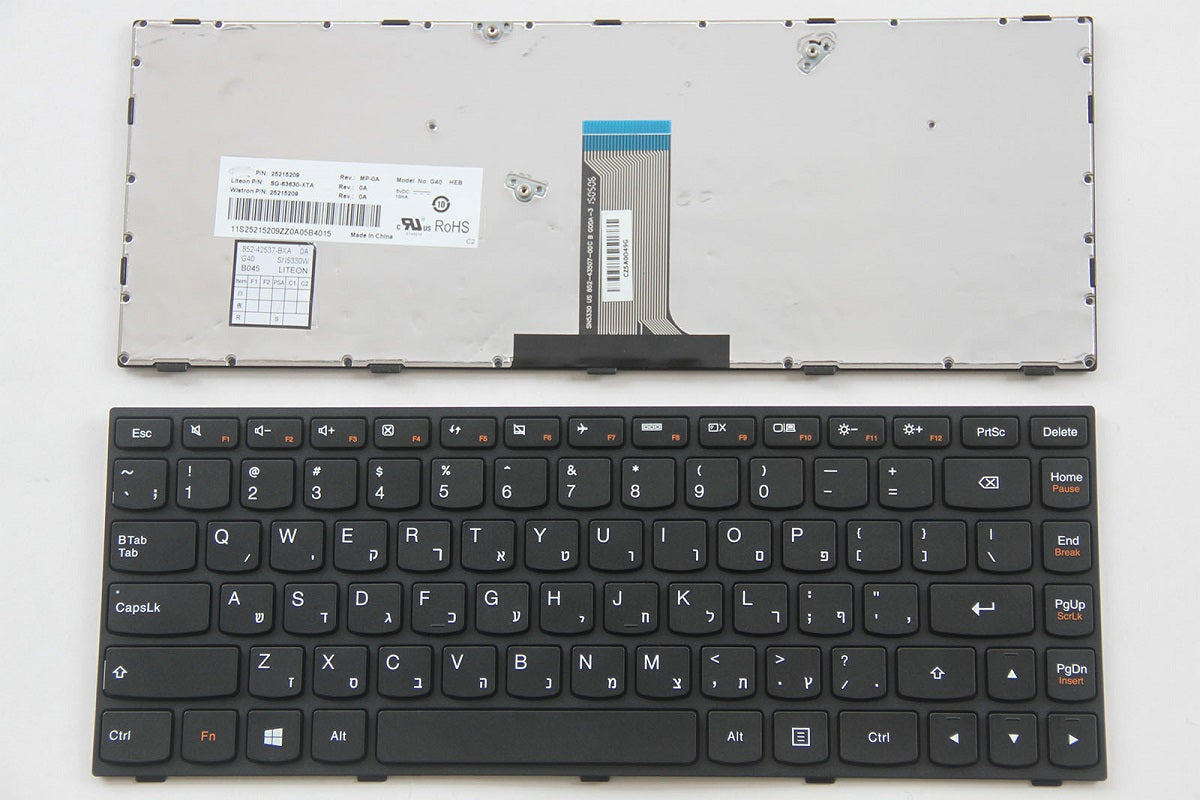 Teclado Com Base Notebook Lenovo G40-80