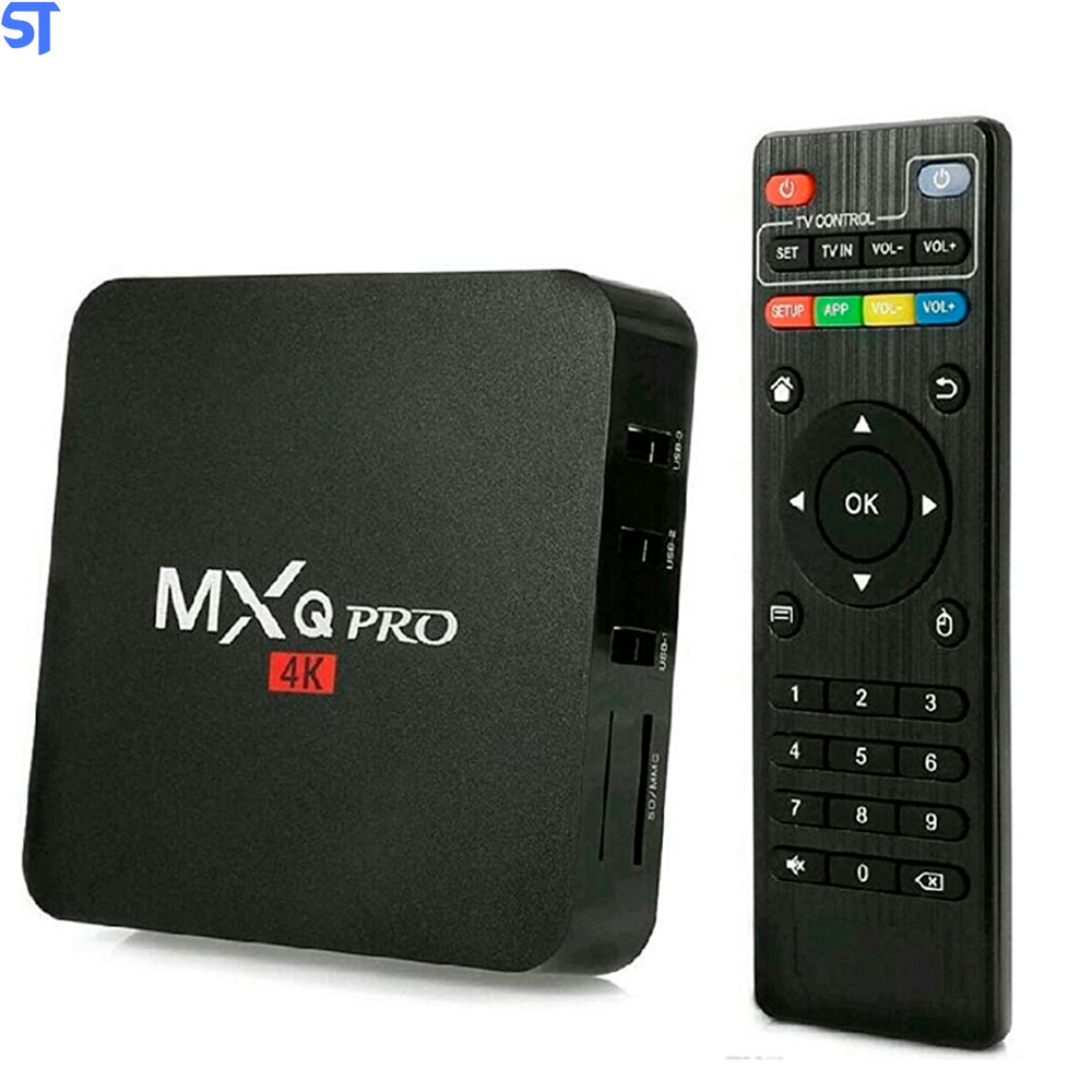 Tv Box Receptor MXQ Pro 4K / 64 GB Ram+512 GB / Android 11.1 / 5G / Wifi 2.4GZ - Preto