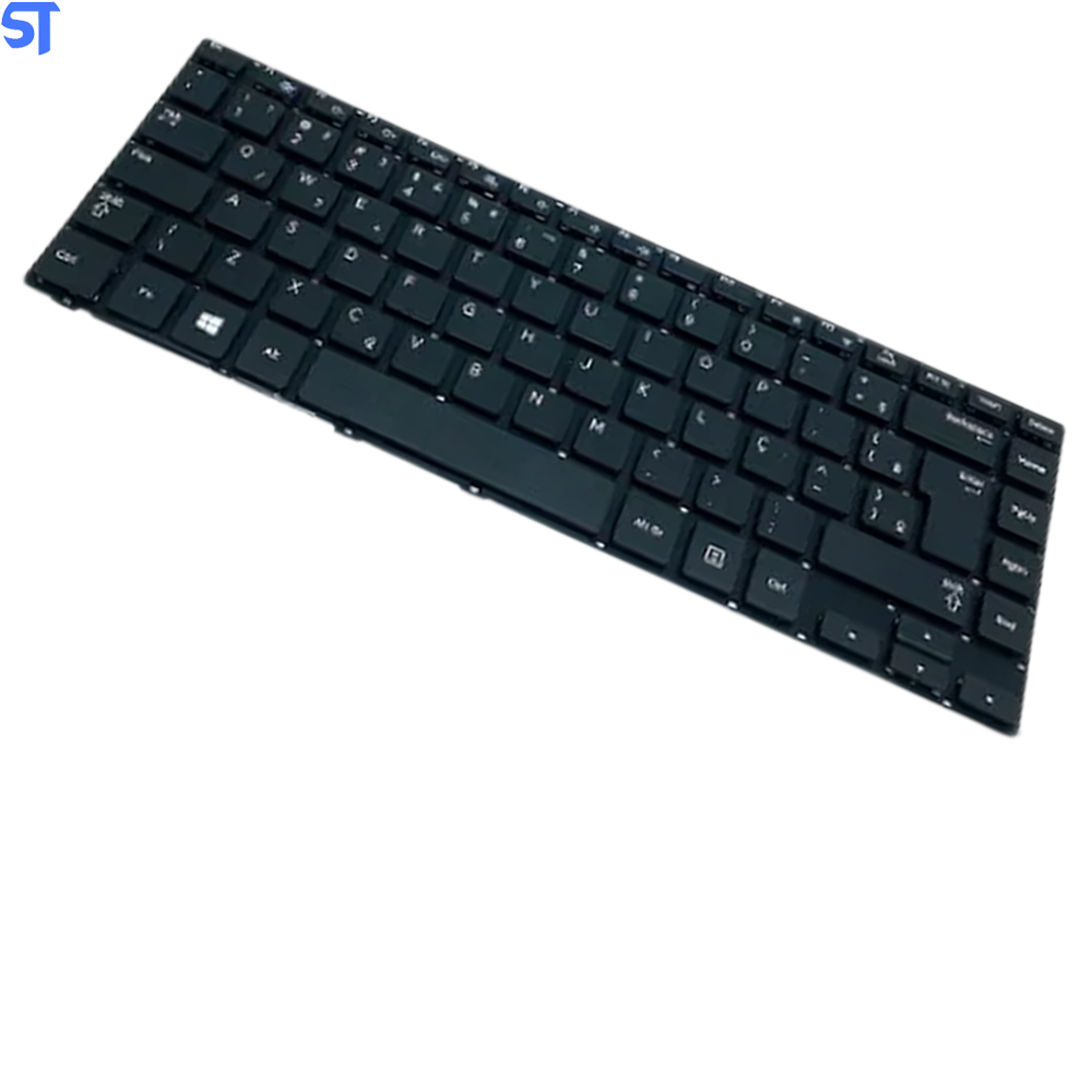 Teclado Notebook Compativel Com Samsung Np470 270R4E - Preto - Br - Sem Moldura