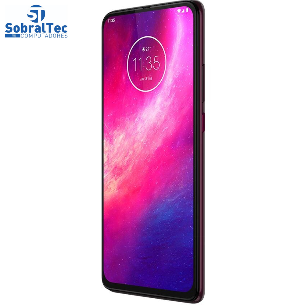 Smartphone Motorola One Hyper Rosa Boreal 128GB, Tela Total Vision 6.5”, Câmera Traseira Dupla, Câmera Selfie Pop-Up de