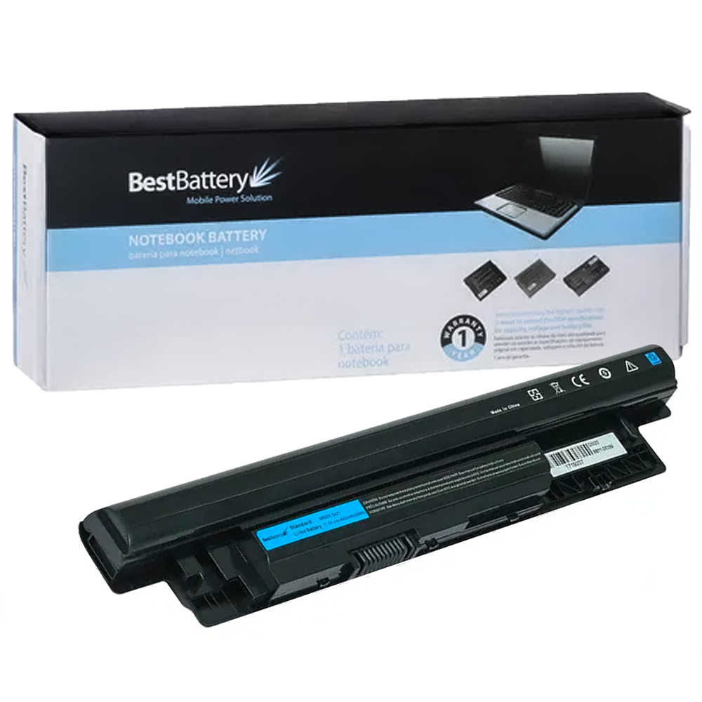 Bateria Para Notebook Dell Inspiron 14 3000 3421-3437-3521 MR90Y 11.1V -6 Células 4.400 mAh -49Wh BestBattery Compatível