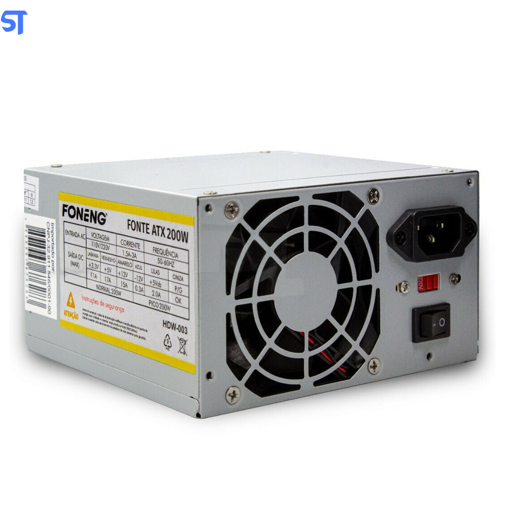 Fonte de Alimentacao ATX Para PC - HDW-0003-(6G/FL) FONENG