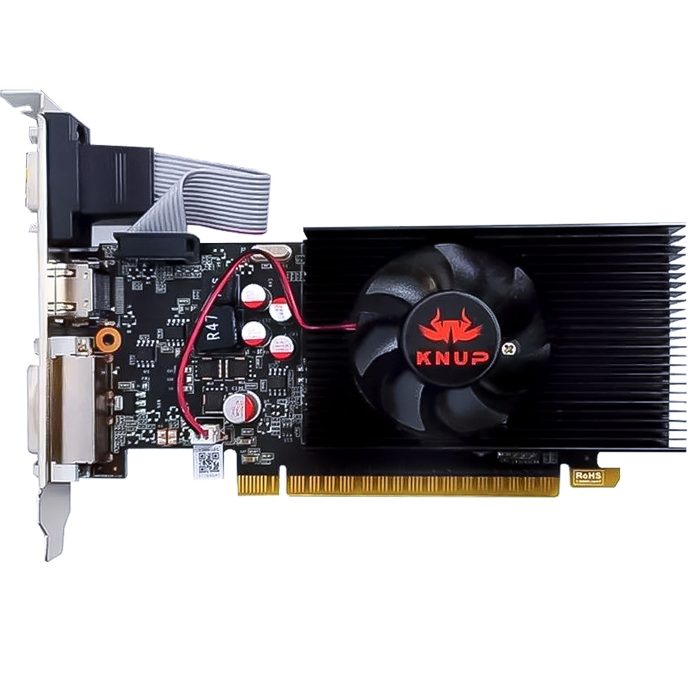Placa de Video GT730 Nvidia GeForce 2GB DDR3 64Bit KNUP - KP-GT730/BB