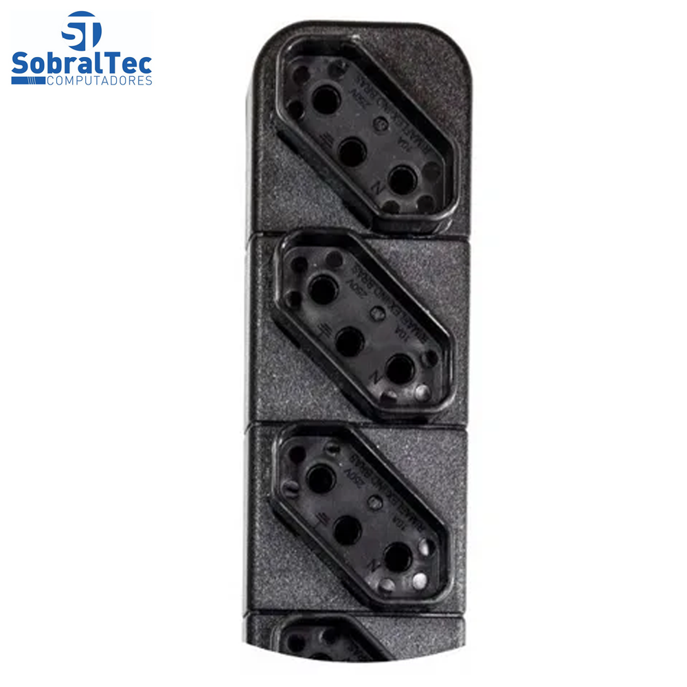 Protetor Eletrico Super Premium 6 Tomadas 5 Metros Emplac