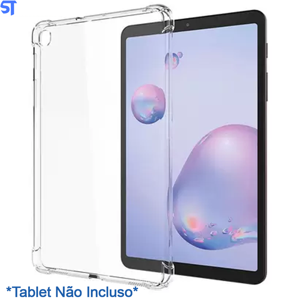 Case De Silicone Transparente Anti Impacto Para Tab A 8" - SM-P200