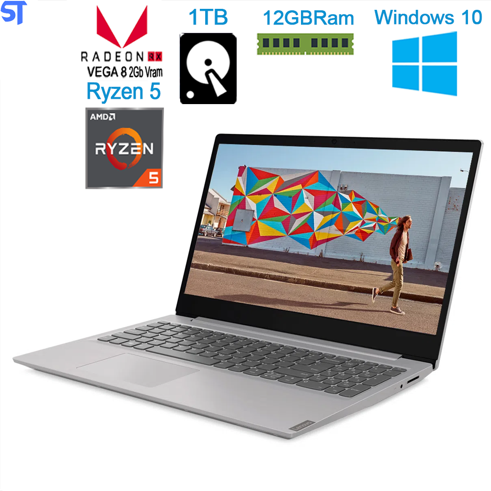 Notebook Lenovo Ideapad S145 -Ryzen 5-3500U- 12GB Ram -HD 1TB - 15,6