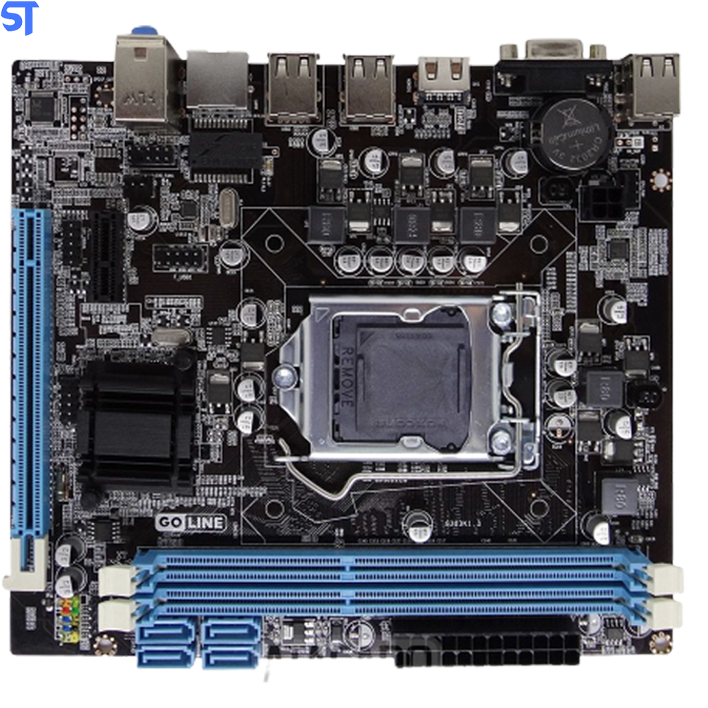 Placa Mãe S1155 Goline GL-H61-Ma VGA HDMI USB2.0 Lan Som DDR3- 3ª Geração