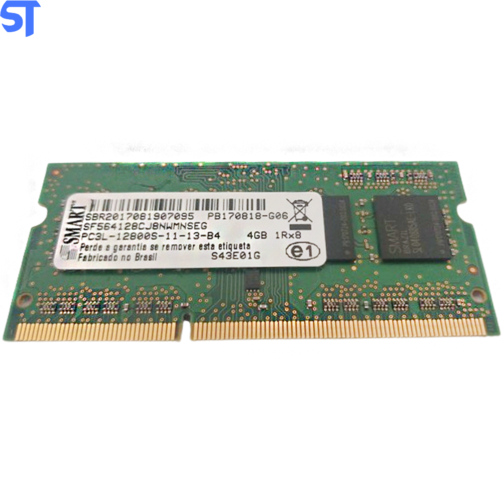 Memória Notebook 4 Gb Ddr3 Smart PC3L-12800S-11-13-B4