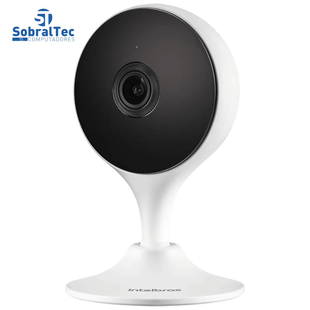 Câmera Interna com Inteligência Artificial iM3 Intelbras Wi-Fi Full HD 1080P 2,8mm 2MP Branca