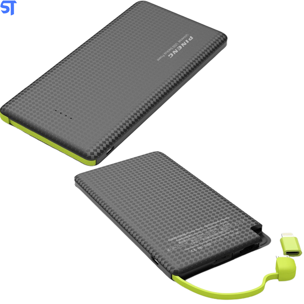 Carregador Portátil Power Bank Pineng 5.000mAh Slim Pn-952 MK-03-0470