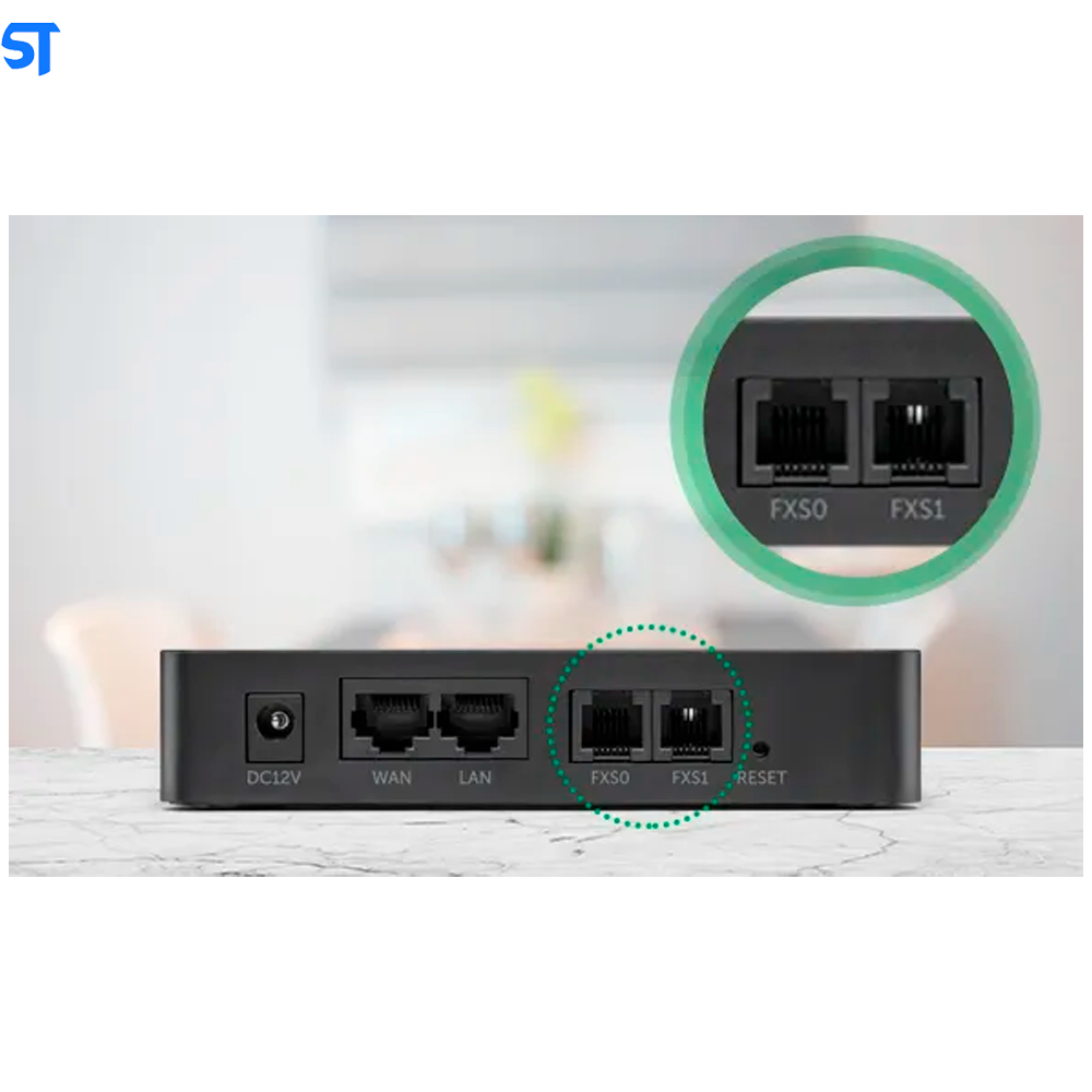 Adaptador Conversor De Protocolo Ip Ata 200 Voip Intelbras