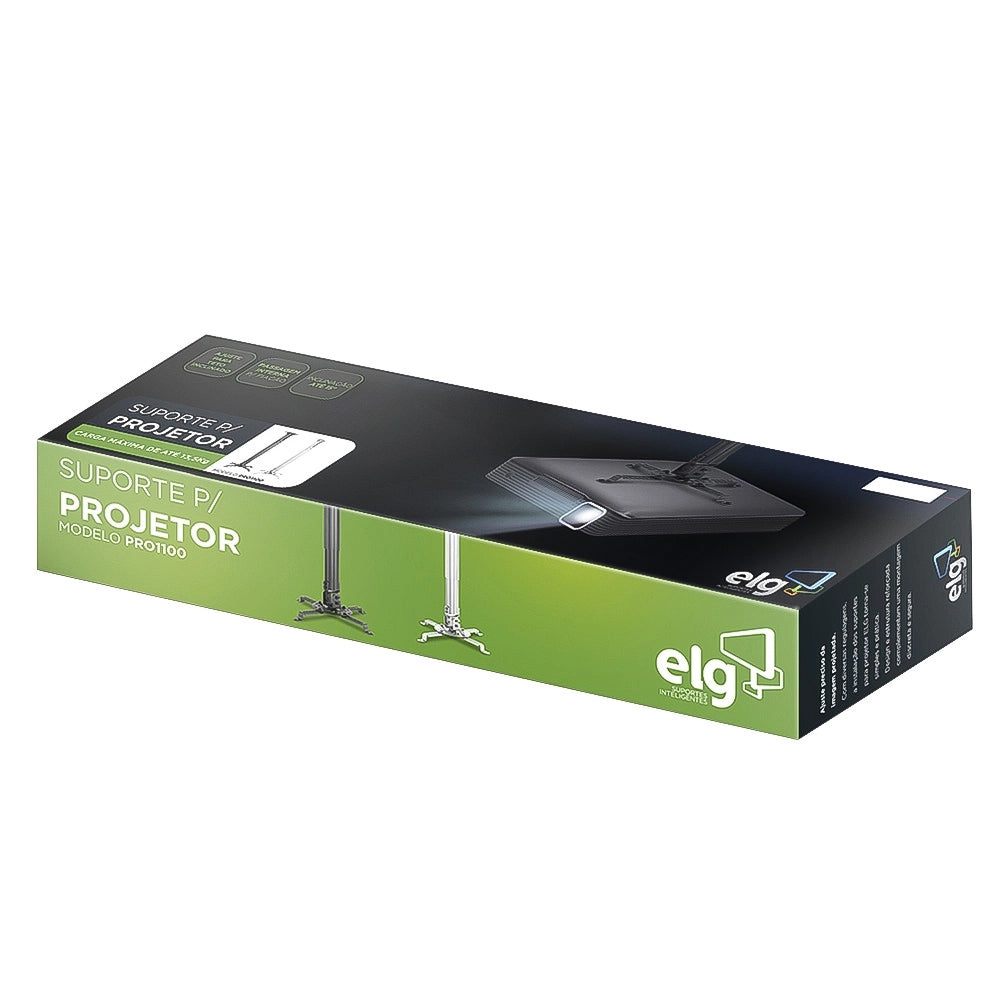 Suporte de Teto para Projetor ELG PRO1100W até 13.5Kg Branco
