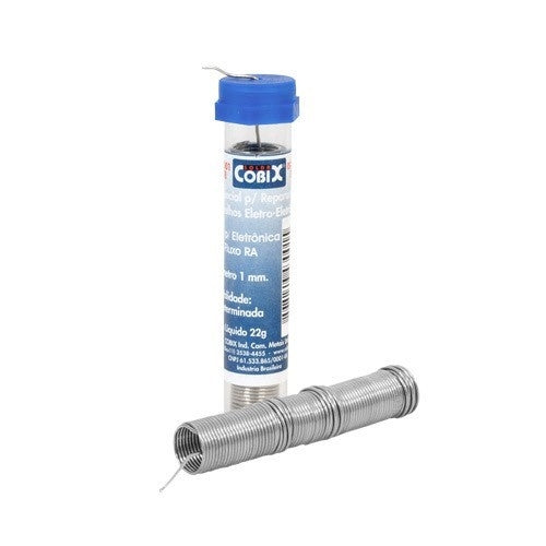 Tubo de solda Estanho 1mm 22g