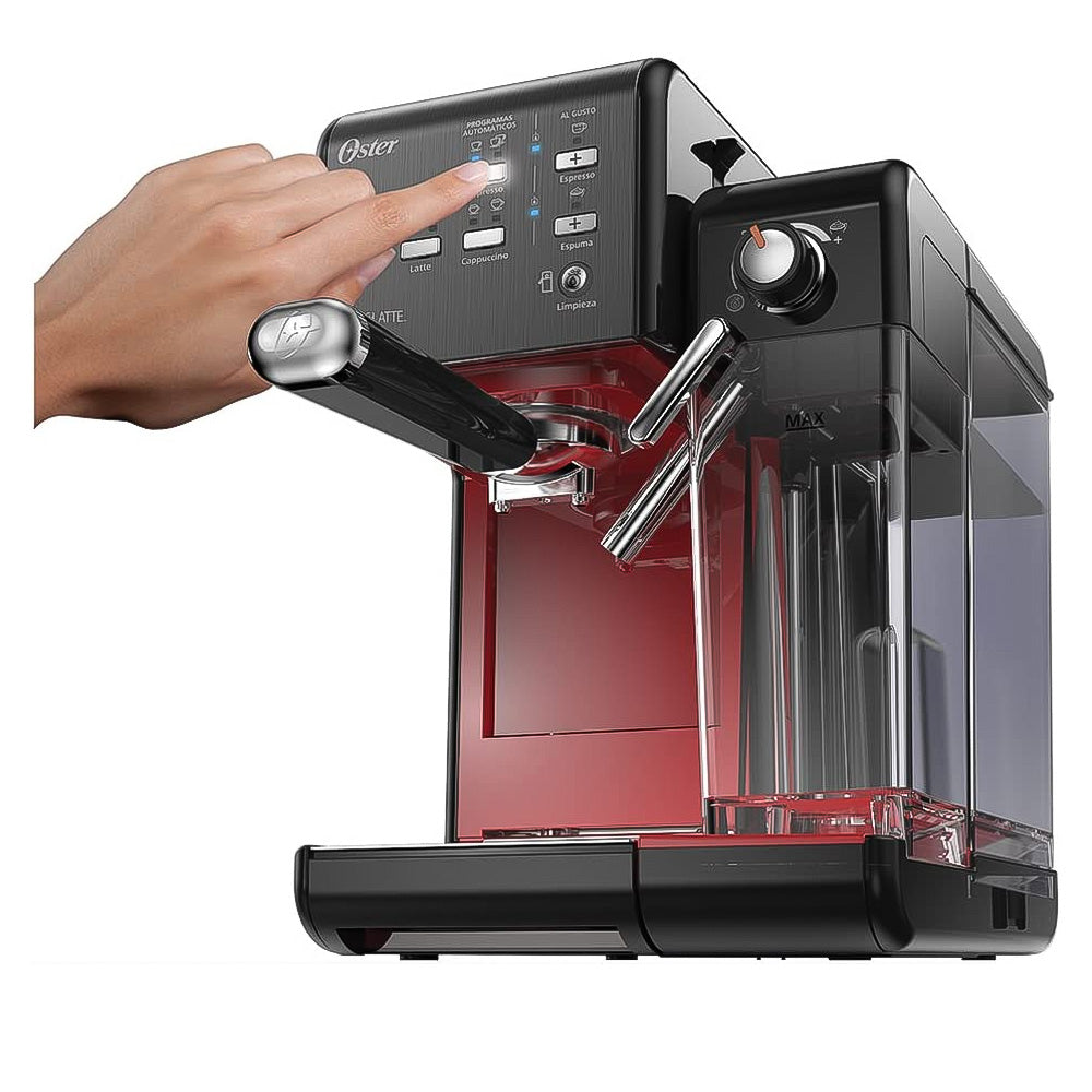 Cafeteira Espresso Oster PrimaLatte II - 3 Em 1 Capsula E Sach 220V Vermelho BVSTEM6701B-057