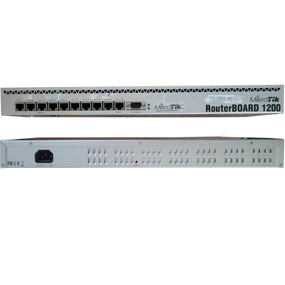 Routerboard Mikrotik RB1200 Gigabit 10 Portas- Semi Nova