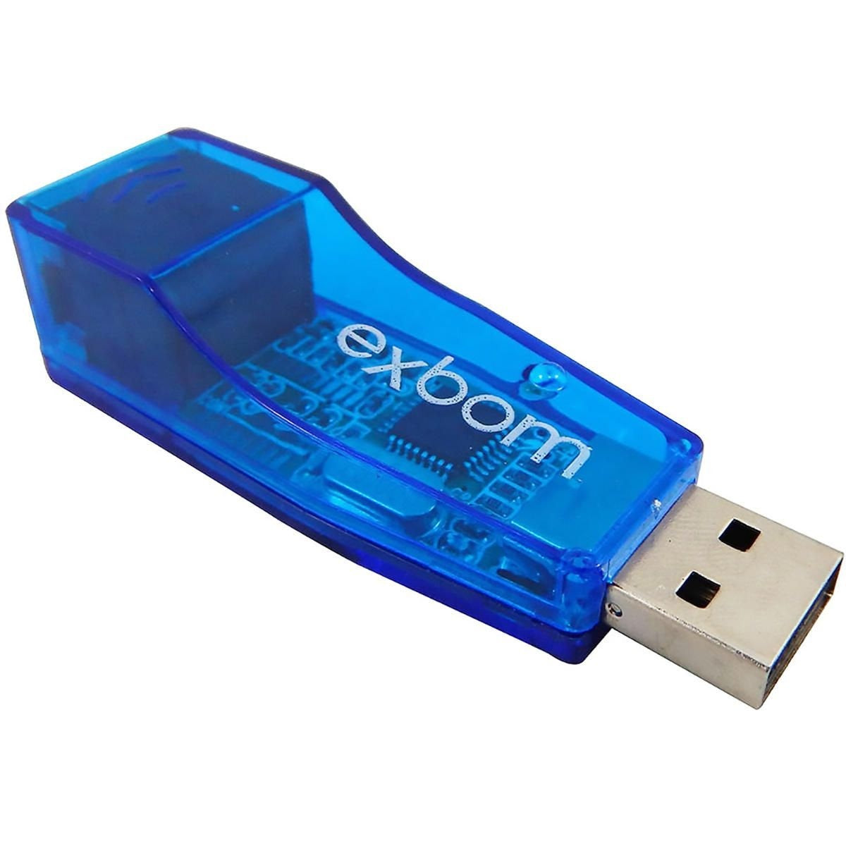 Adaptador Usb x Rede Rj45 10/100Mbps Exbom UL-100
