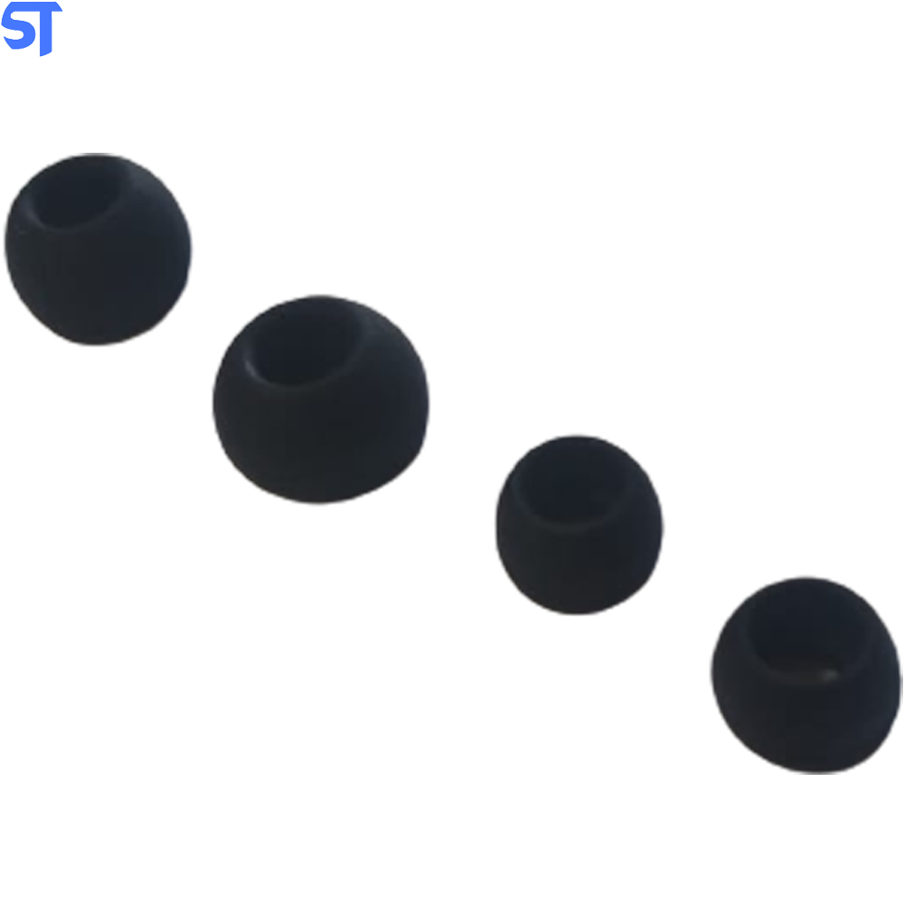 Fone De Ouvido Stereo Lelong Preto Com Borrachinhas Extras - LE-0233