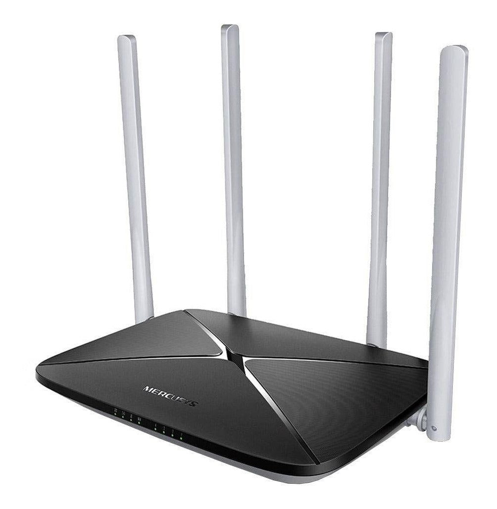 Roteador Wireless Mercusys AC12 AC1200 4 Lan-1 Wan Dual Band com 4 Antenas