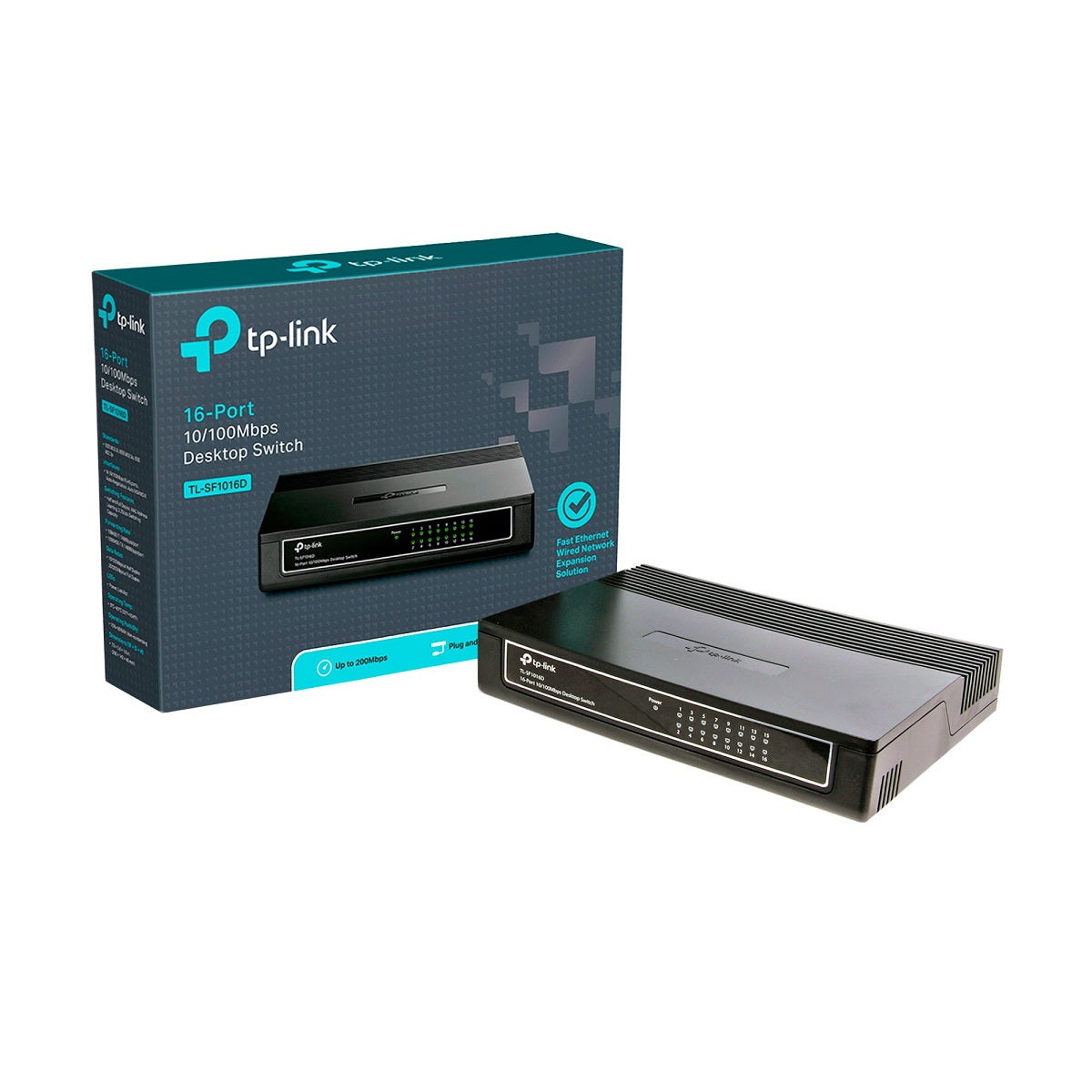 Switch TP Link 16 Portas 10/100Mbps TL SF1016D