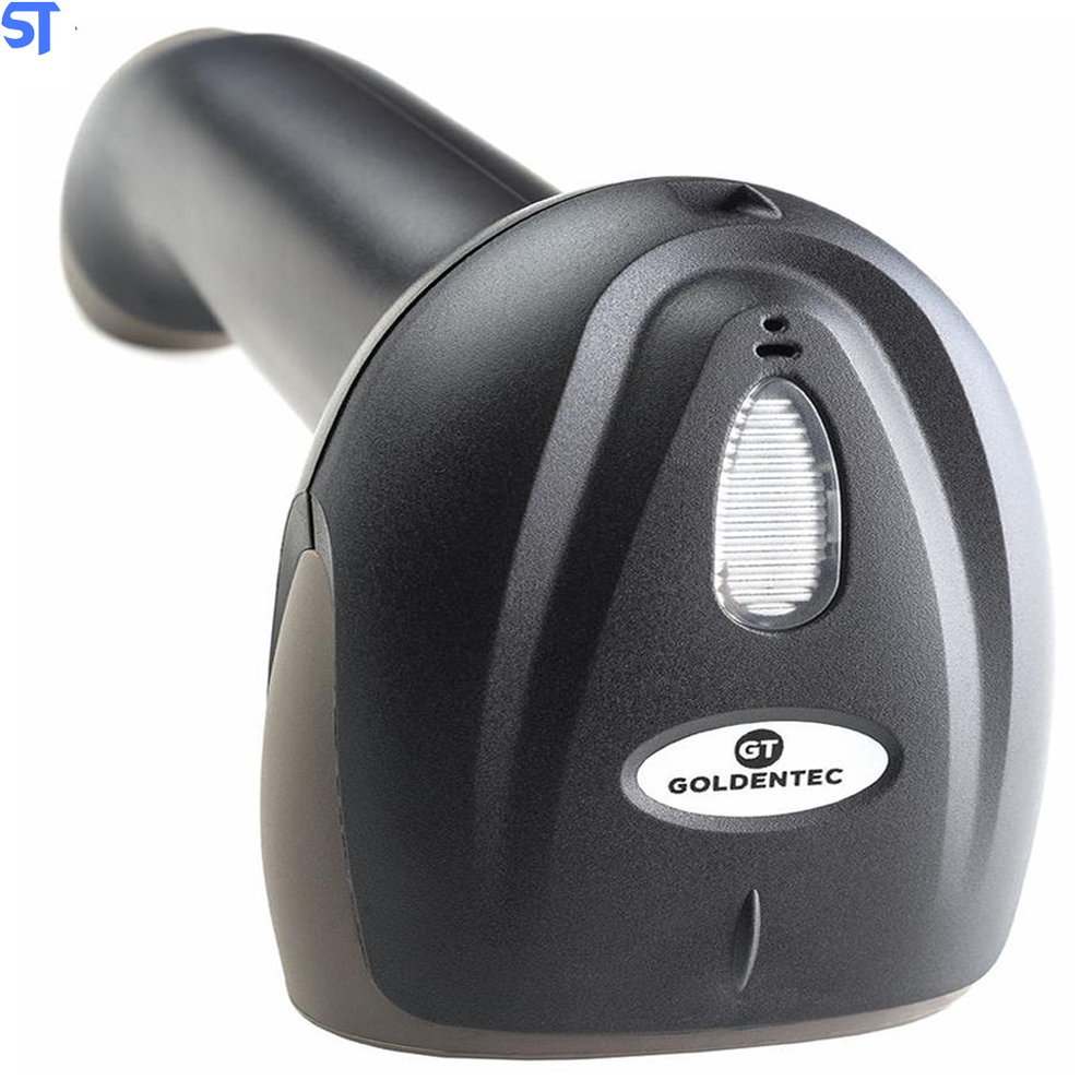 Leitor de Código de Barras USB Laser GT 2.0 Goldentec Com Base Suporte Para PDV