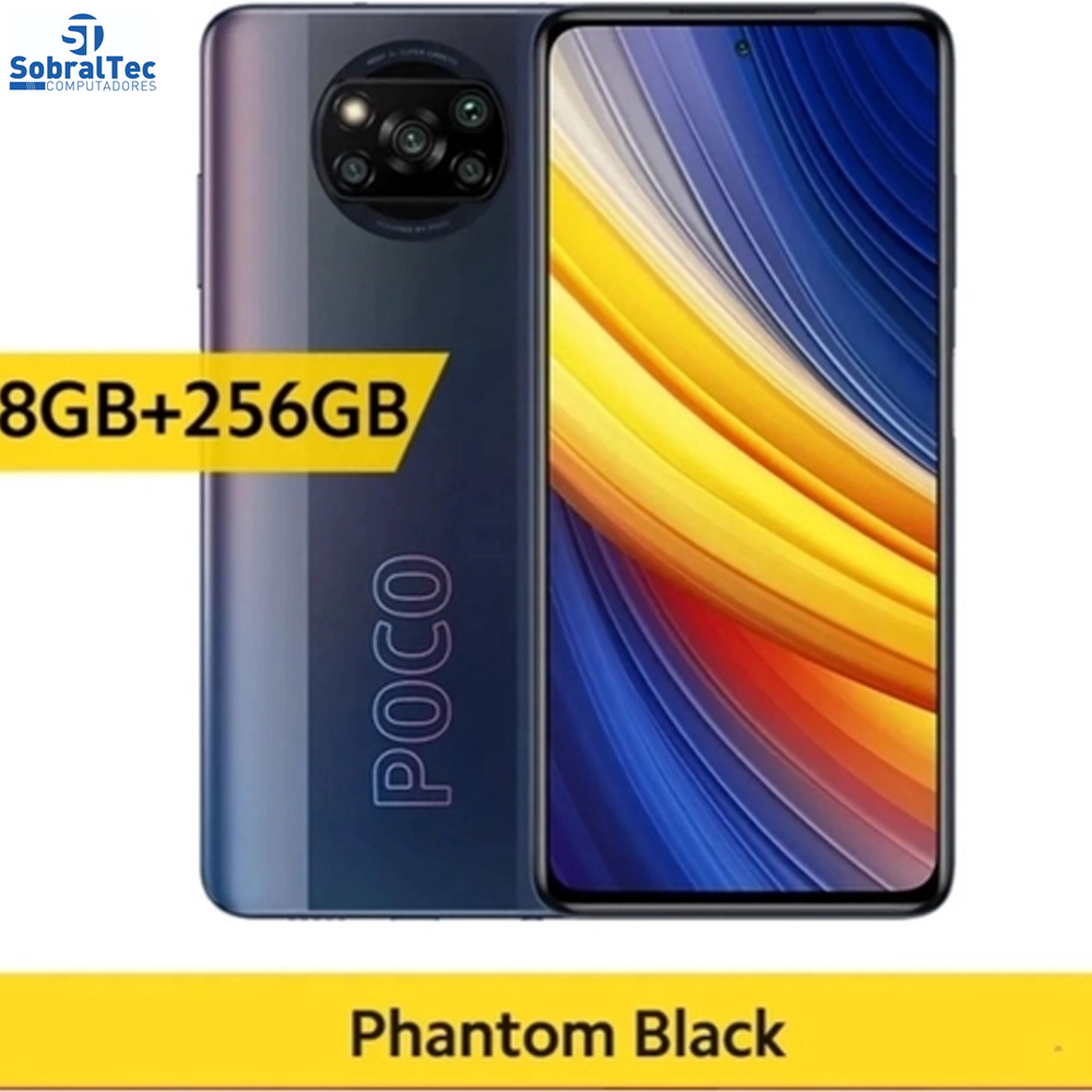 Smartphone Xiaomi Poco X3 Pro Versão Global Dual sim 256GB 8GB RAM - Preto