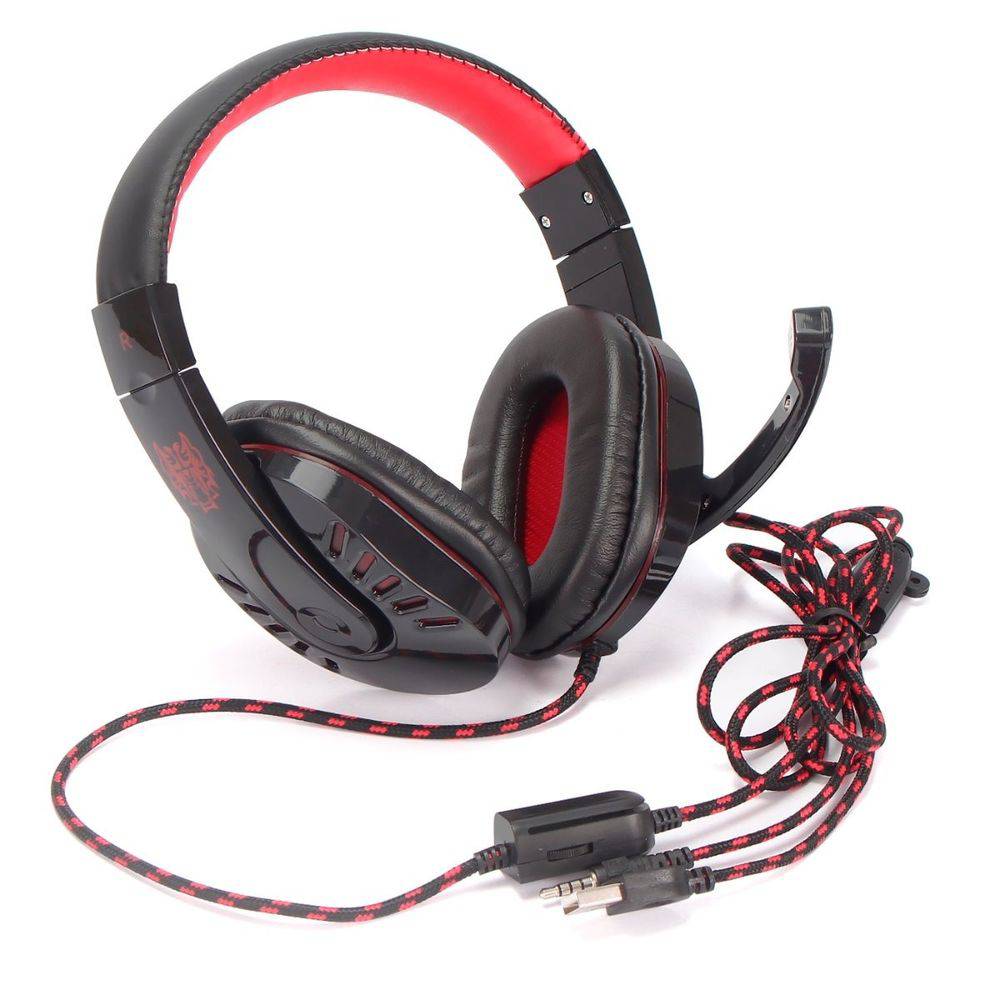 HeadPhone Gamer Ps4 Com Microfone Usb P2 Led Jogos Exbom HF-G310p4