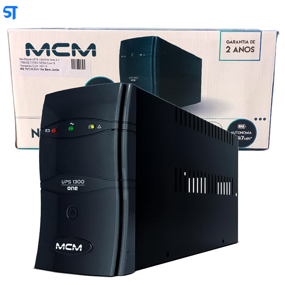 Nobreak UPS 1300VA One 3.1 Trivolt/115V MCM Com 6 Tomadas UPS0221