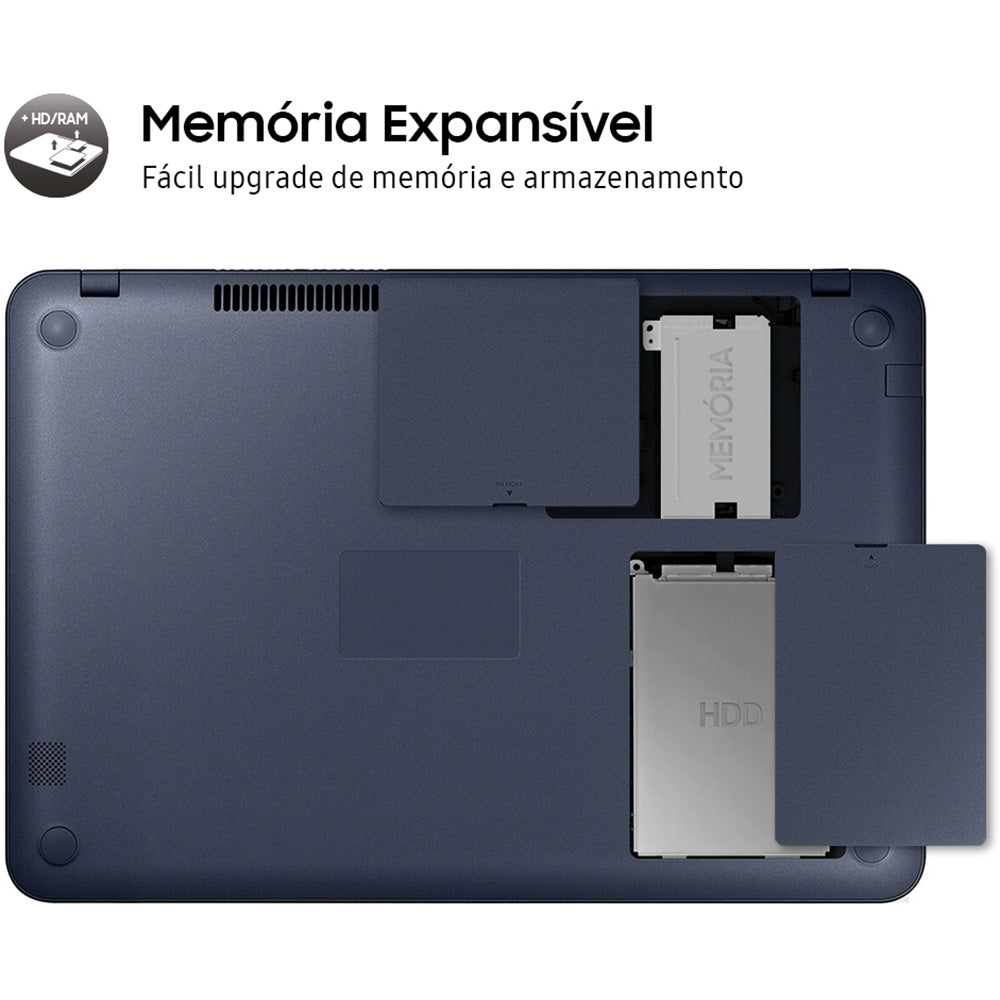 Notebook Samsung Essentials E30 Intel  Core  i3 7020U 4GB 1TB HD 15.6