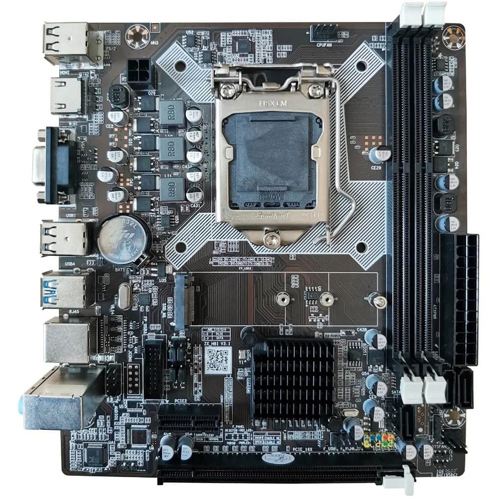 Placa Mãe 1150 H81 DDR3 | Rede 10/100/1000 | Com Slot Para SSD M2 - OEM | Bluecase BMBH81