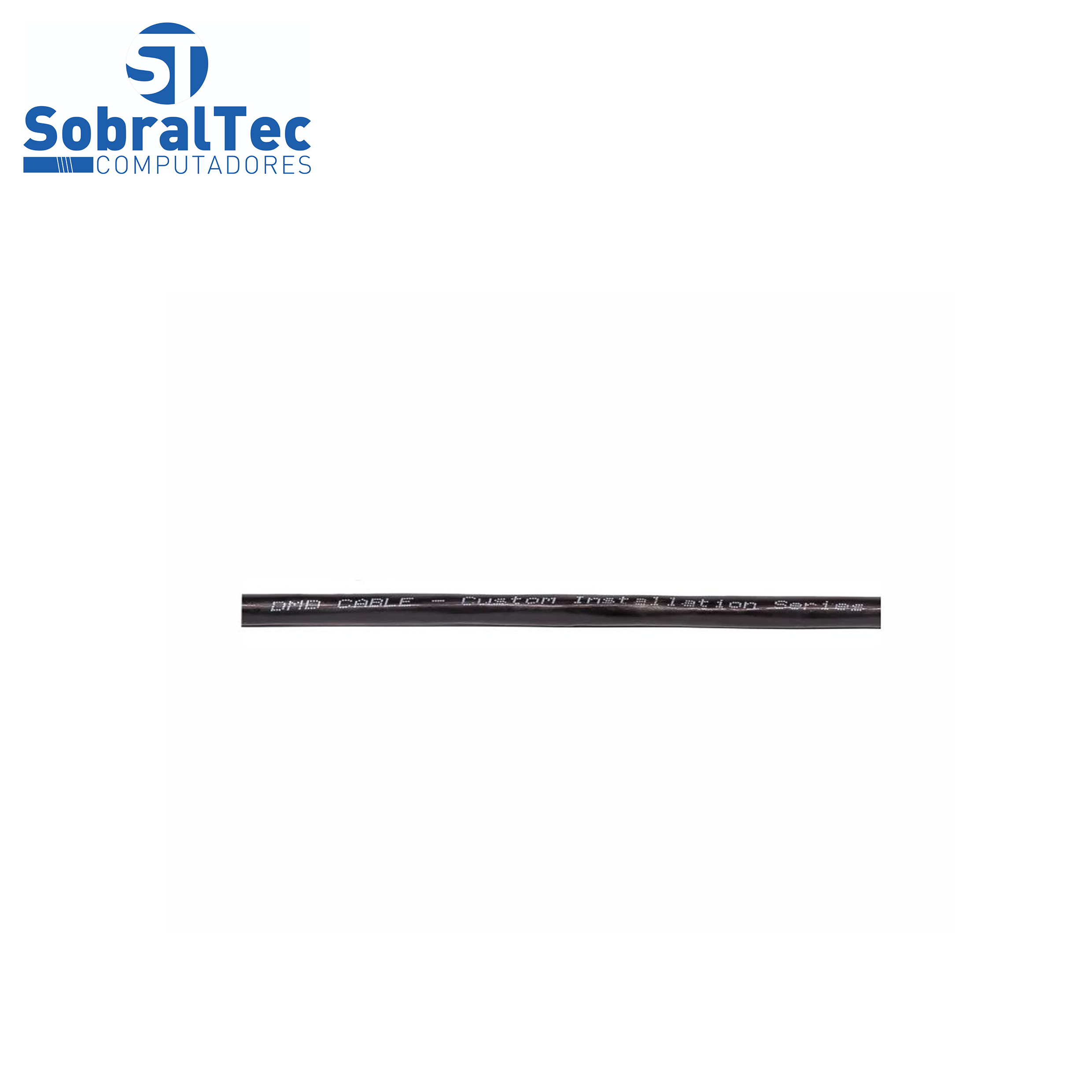 Cabo de Rede 3 Metros Mk2 Tecno 23AWG UTP Categoria 5E Preto 3Mt