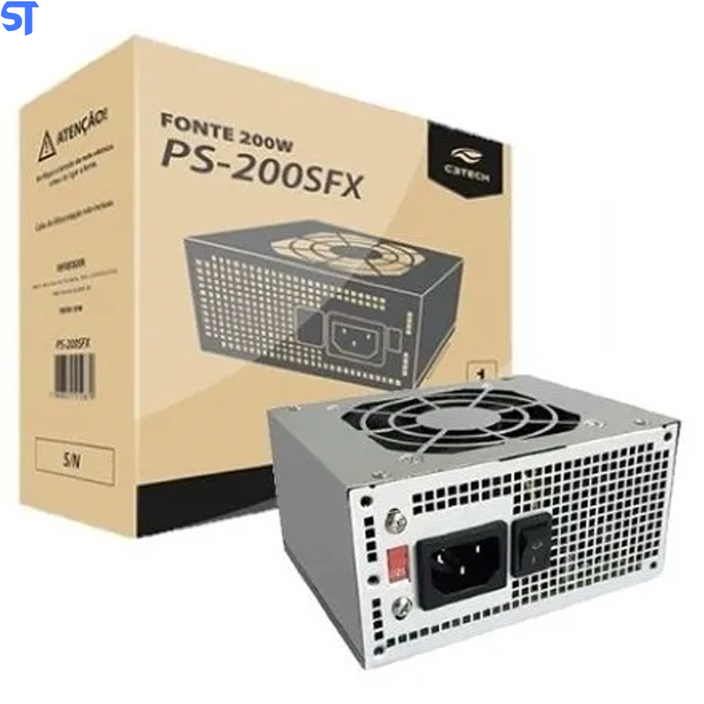Fonte SFX 200W PS-200SFX C3Tech (S/Cabo)