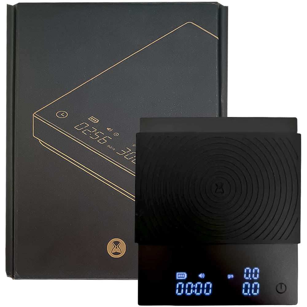 Balança Eletrônica para Café com Temporizador Automático, Espelho Preto Básico 2 - Time More