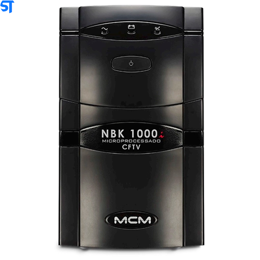 Nobreak Isolador MCM NBK 1000i 2.1 Mp 1000VA Bivolt/115v - Ative Link CFTV 12V 5A