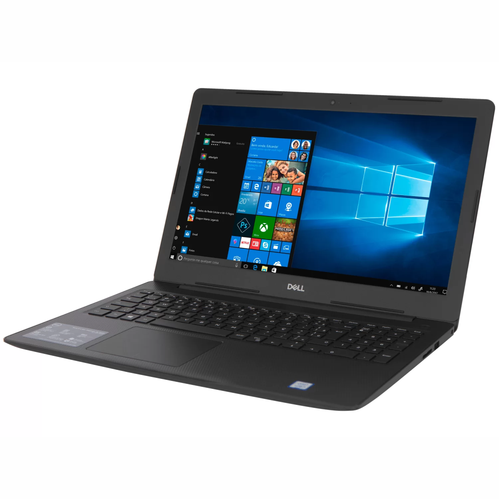 Notebook Dell Inspiron I15-3584-ML1P Core i3-8020U 4GB Ram 128Gb Ssd 15,5" Windows 10 + Office 365 Personal