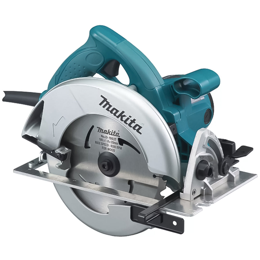Serra Circular Elétrica Makita 5007N 185mm 1800W Azul-Turquesa 127V