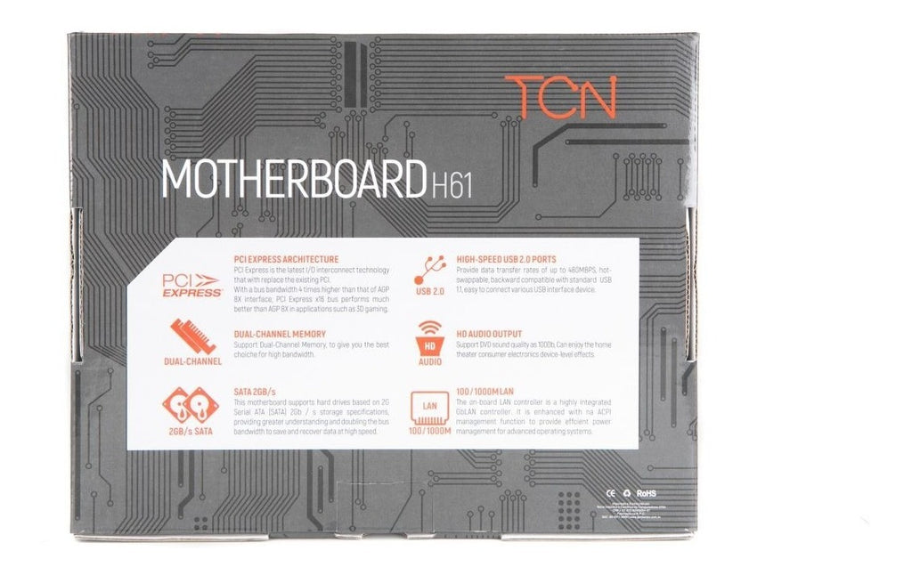 Placa Mãe Micro ATX Lga 1155 Ddr3 TCN H61 Hdmi (S,V,R) Ger 2-3