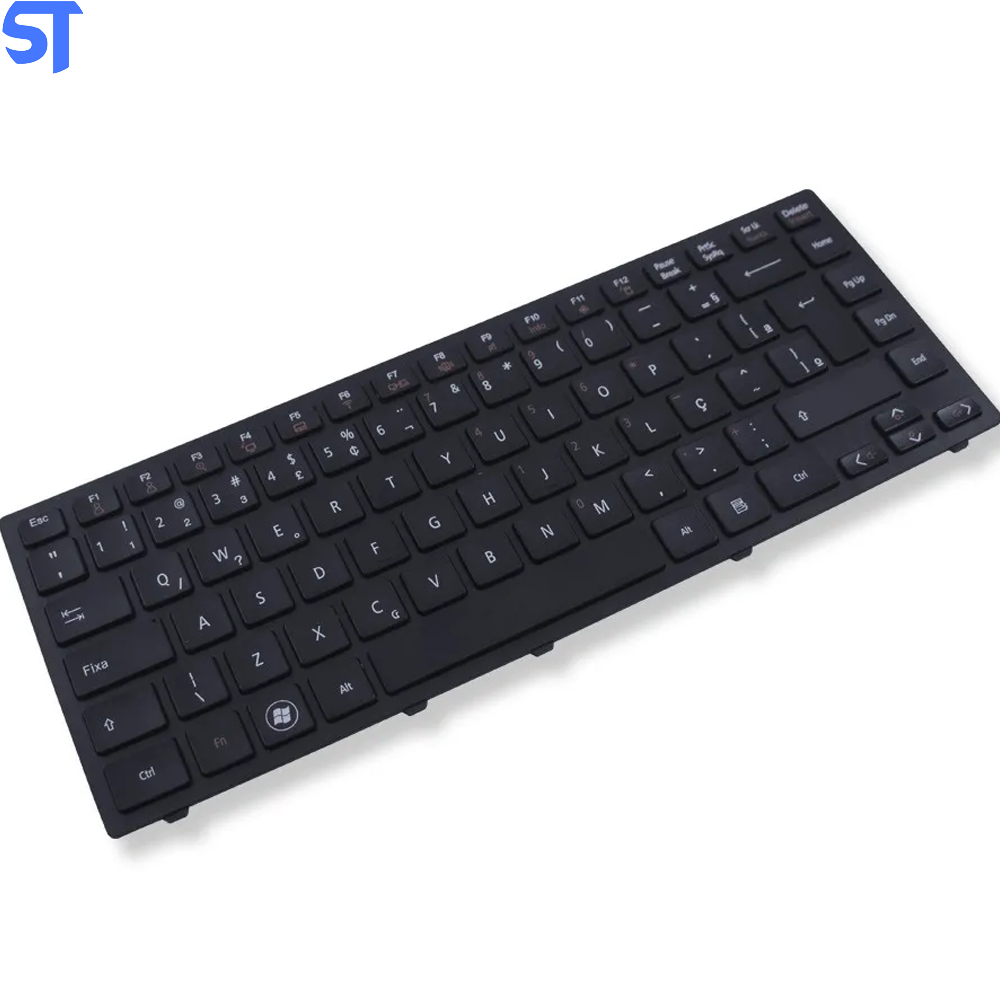 Teclado Notebook Compativel Com Lg S425 - Preto - Br - Com Moldura