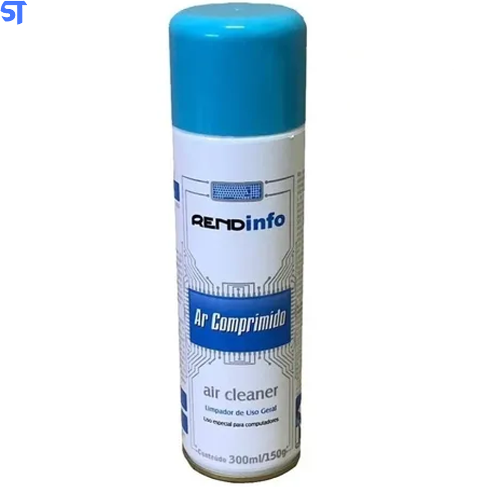 Kit  Ar Comprimido Spray Remove Poeira E Pincel Escova
