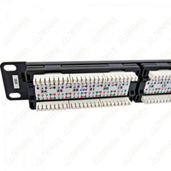 Patch Panel Gigabit Sohoplus Cat.6-24 Portas T568A/B