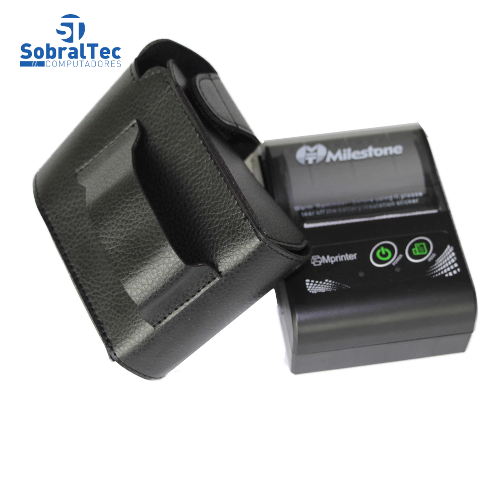 Impressora Térmica 58mm Mini Bluetooth Portátil Sem Fio Com Bolsa de cintura Android Ios Mht-p10
