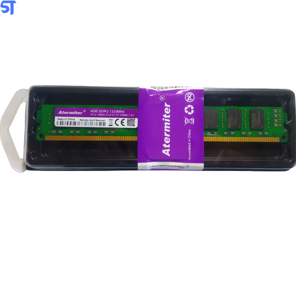 Memoria Ram Desktop DDR3 4GB 1333MHz Atermiter - PC3 10600-CL9 21-01