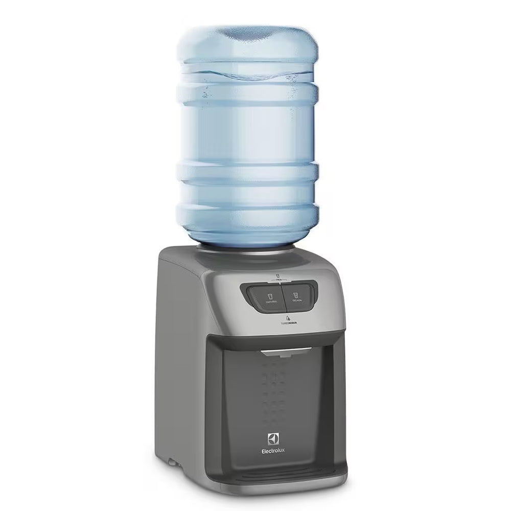 Bebedouro de Água Gelada Fria e Natural Eletrolux, Com Compressor, Controle de Temperatura Para Galão BC21X 220V Cinza
