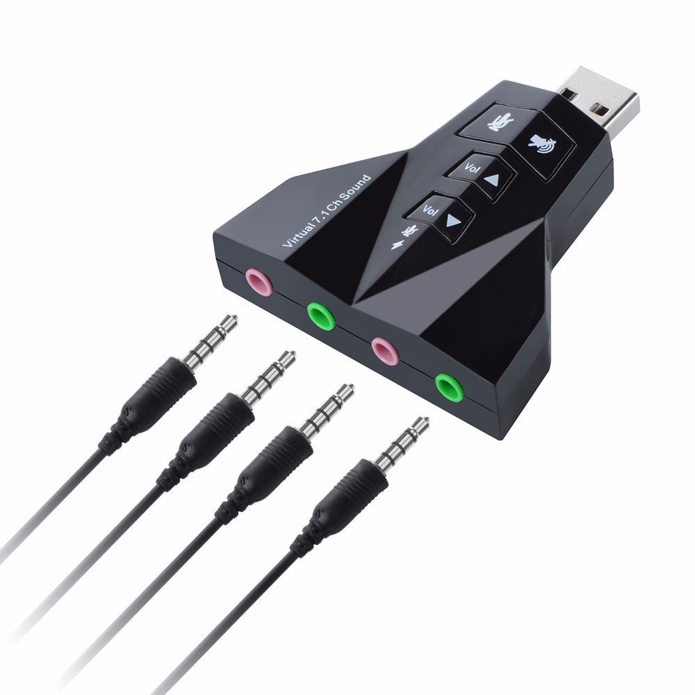 Adaptador de Som Usb 7.1 Channel Sound Xtrad Xt-2031