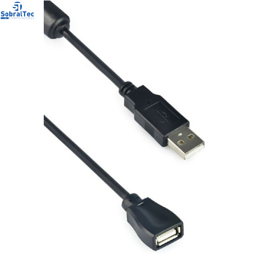 CaboX-Cabo Extensor USB 2.0/AM+AF/OD4.8/10M com Filtro Blister