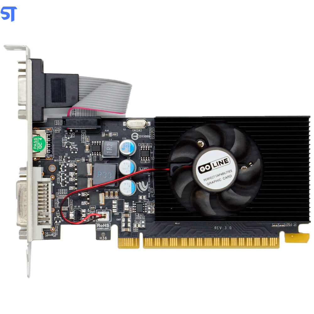 Placa de Vídeo Goline 1GB GeForce GT210 DDR3 - GL-GT210