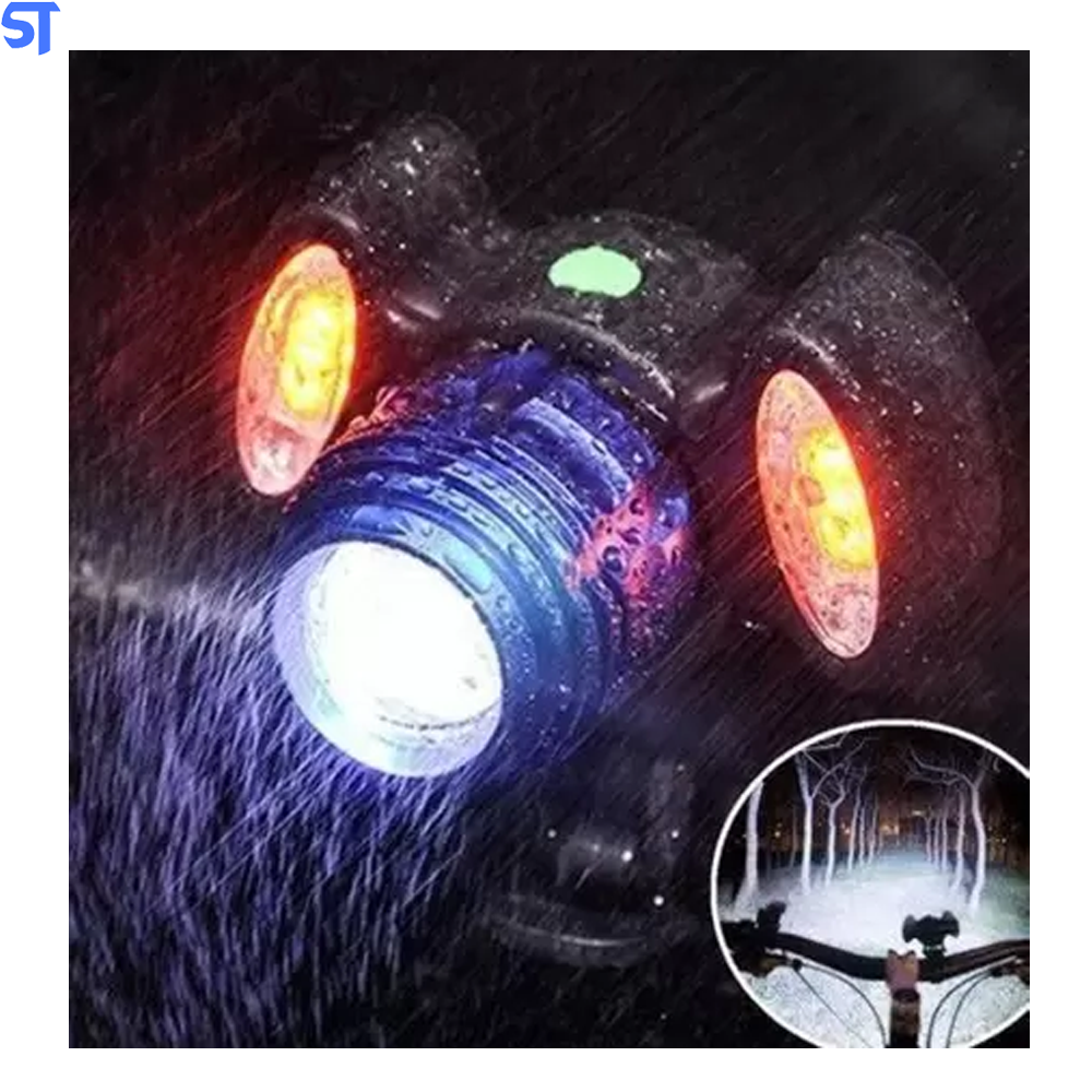 Lanterna Kaipitan Para Bicicleta Led Branco Recarregável - BL-658