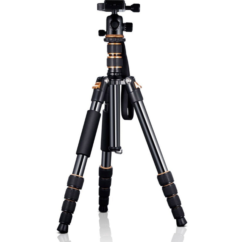 Tripé Profissional Em Alumínio Suporta Até 10KG Com Bolsa de Transporte 160CM Exbom -TRIPRO-X600