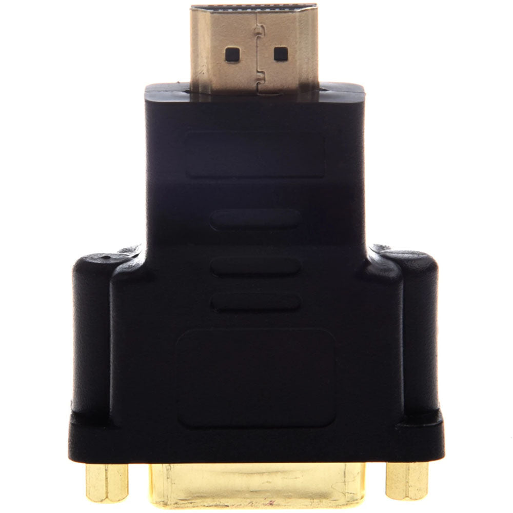 Adaptador Conector Dvi 24+1 Fêmea Para Hdmi Macho Banhado a Ouro